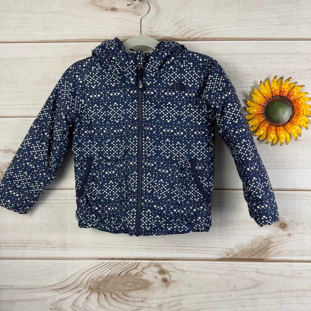 The North Face Toddler Girl's 3T Reversible Perritoo Puffer Jacket